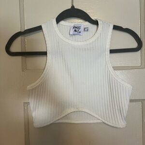 Princess Polly White crop top